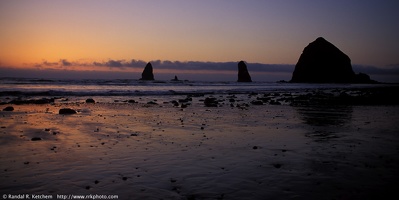 Sunset on Haystack #1