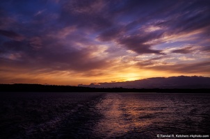 Sunset from the Kingston Ferry