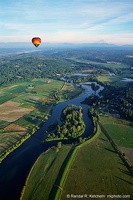 Balloon Over Snohomish River #1