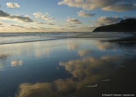 North Head Lighthouse, Cape Disappointment State Park, Wide Cloud Reflection