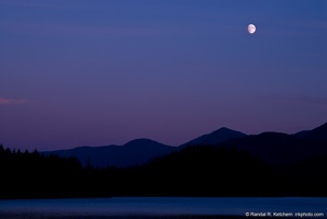 Moon Over Lake Easton