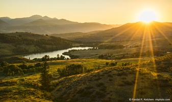 Sunset Over Pearrygin Lake, Almost There