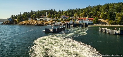 Leaving Orcas Island Ferry Terminal