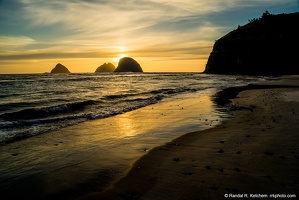 Oceanside Sea Stacks at Sunset