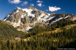 Mount Shuksan and White Salmon Lodge