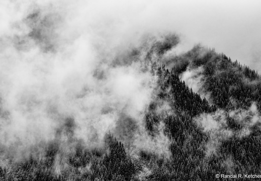 Stevens Pass with Passing Clouds