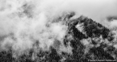 Stevens Pass with Passing Clouds