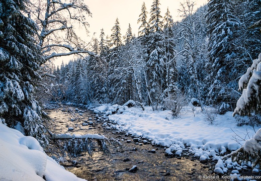 South Fork Stillaguamish River, Winter Blanket