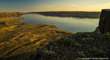 Banks Lake, Grand Coulee, Steamboat Rock View