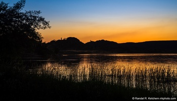 Sunset on Banks Lake, Jones Bay Campground