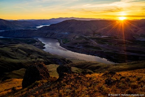 Rock Farm View at Sunset