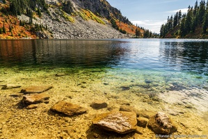 Lake Valhalla, Lichtenberg Mountain Base, Rocks in Water