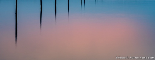 Pylons Along the Sunset