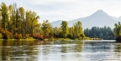 Leavenworth Fall from Enchantment Park, Wedge Mountain, Wenatchee River