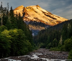 Sunrise on Mount Baker