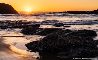 Seal Rock Sunset, Barnacle Rock