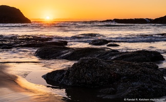 Seal Rock Sunset, Barnacle Rock