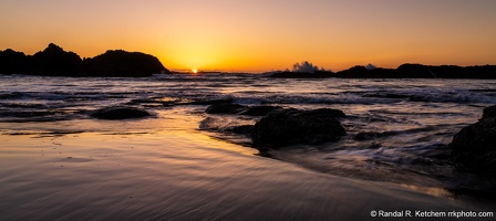 Seal Rock Sunset Nearly Gone