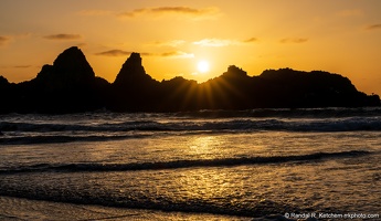 Sun Rays Over Seal Rock