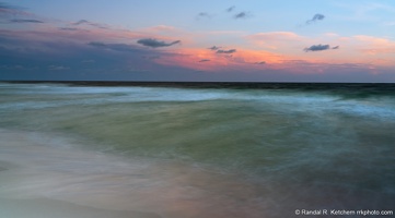 Okaloosa Island Sunset, Wave Mist