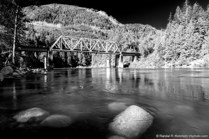 Skykomish River Train Trestle, Big Eddy Public Water Access