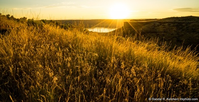 Sunset Grassland, Steamboat Rock