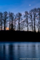 Al Borlin Park, Setting Sun, Rising Moon