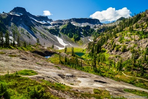 Bagley Lakes, Table Mountain, Herman Saddle, Summer Hike