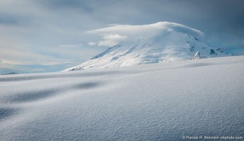 Mount Baker Snowshoe, Lenticular Cloud, Snow Slope