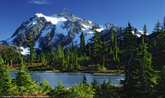 Mount Shuksan at Picture Lake #4