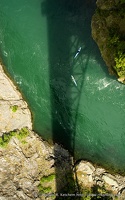 Kayaks Under Canoe Pass Bridge #2