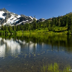 Mount Shuksan at Picture Lake #5