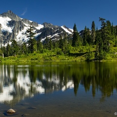 Mount Shuksan at Picture Lake #6