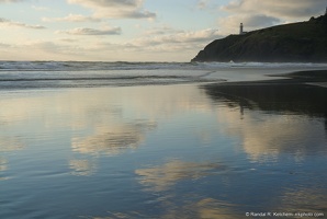 North Head Lighthouse, Cape Disappointment State Park, Cloud Reflection