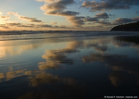 North Head Lighthouse, Cape Disappointment State Park, Long Clouds #1