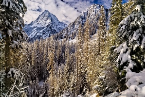 Sperry Peak, Fresh Snow