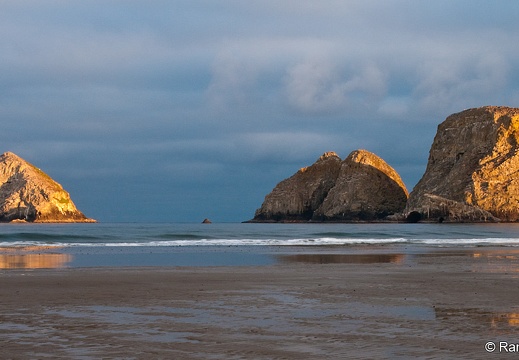 Oceanside, Oregon, Sea Stacks, Sand, Sunrise