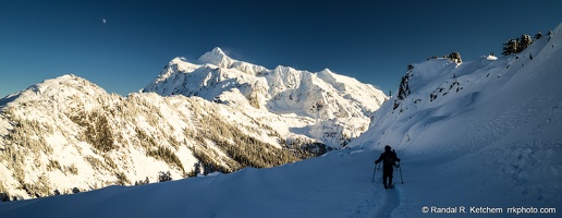 Mount Shuksan, Artist Point Snowshoe Route