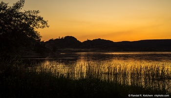 Sunset on Banks Lake, Jones Bay Campground