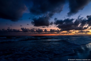 Okaloosa Island Sunset, Dark After the Light