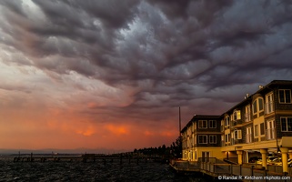 Menacing Clouds, Mukilteo Beach