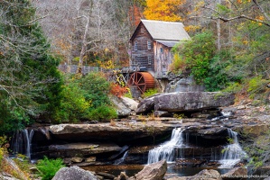 Glade Creek Grist Mill, Cascade