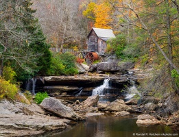 Glade Creek Grist Mill, Above the Falls