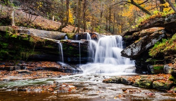 Dunloup Falls, Autumn